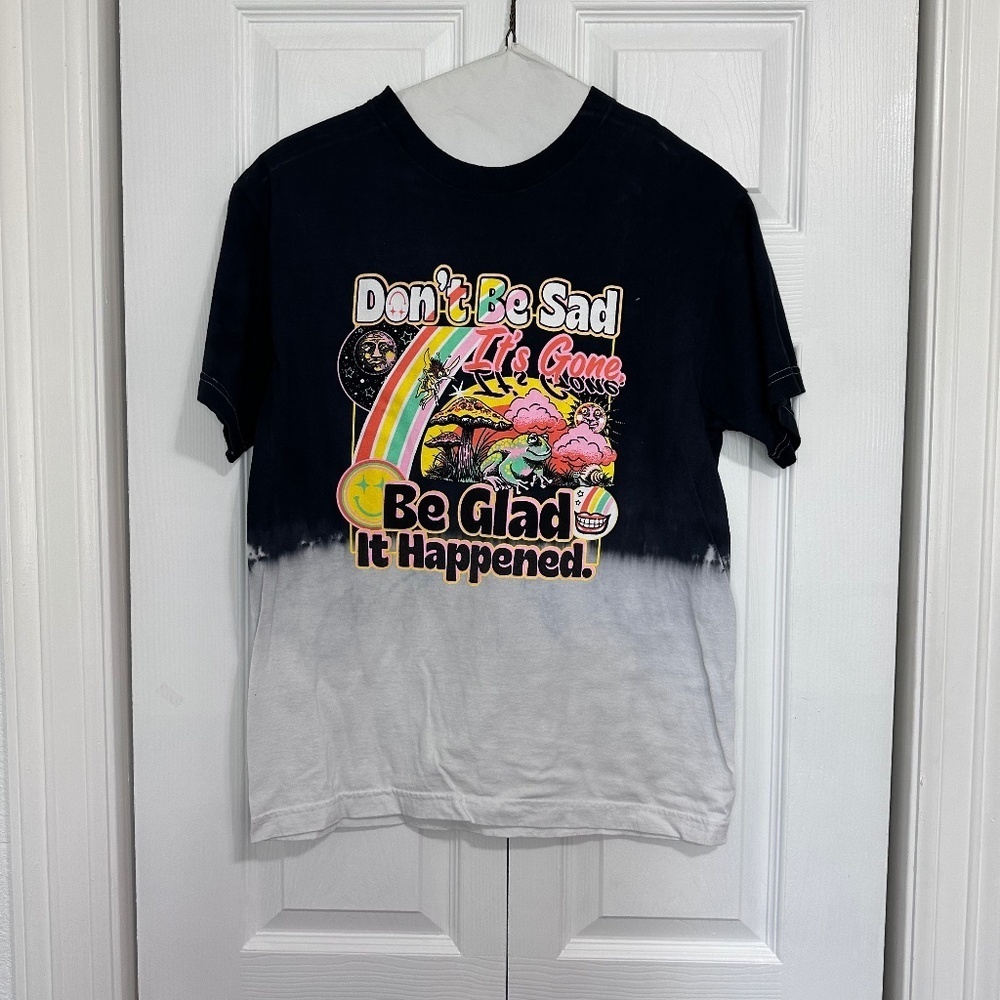 NWOT. Boss Dog Don't Be Sad Black & White T-Shirt Size M